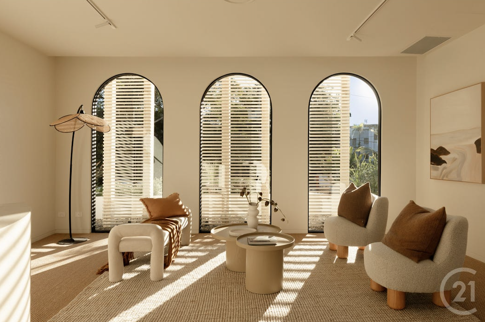 Luxury Noosa Heads home on Mitti Street, property styling by Blink Living